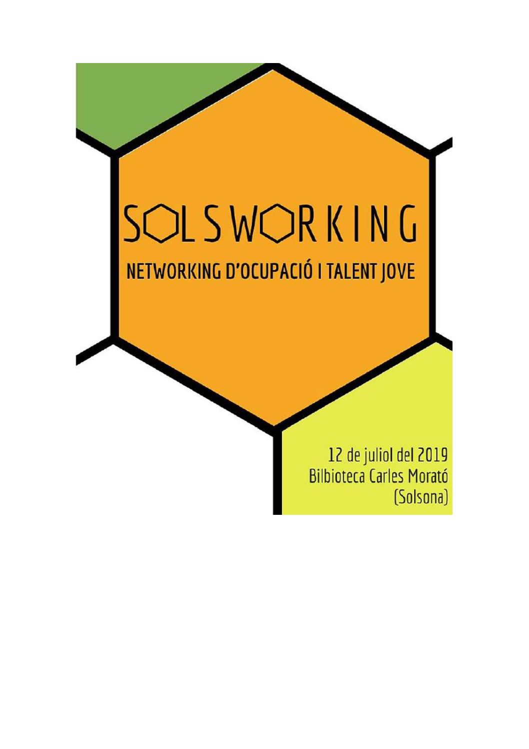 Jornada “SOLSWORKING” Networking d’ocupació jove al Solsonès