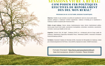 Jornades Viure a Rural: Com podem fer polítiques efectives de repoblament des del món rural?