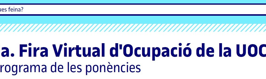 III Fira virtual d’ocupació de la UOC